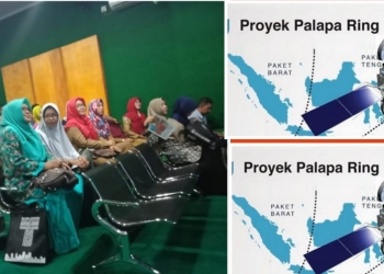 Edukasi Jarak Jauh Teleteaching Jakarta-Natuna-Timika Memanfaatkan Jaringan Palapa
