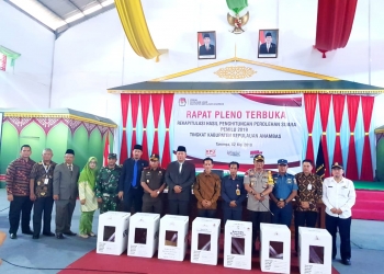 Rapat Pleno Hasil Perhitungan Suara di Anambas Selesai