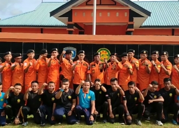 Basarnas Natuna Ucapakan Selamat Hari Bayangkara ke-73