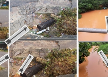 Lobang Parit Dibiarkan Menganga Sampai ke Ruas Jalan & Sejumlah Saluran Air Tidak Terawat