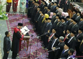 Pelantikan 45 Anggota DPRD Kepri Periode 2019-2024