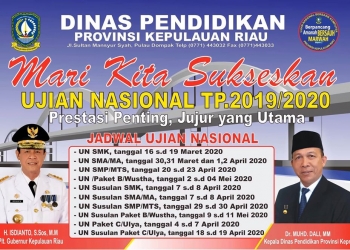 Disdik Kepri: Tahun Terakhir Pelaksanaan UN, Selanjutnya Diganti Dengan Sistem AKM