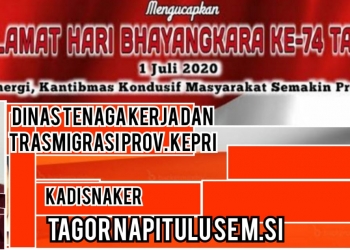 DINAS TENAGA KERJA DAN TRANSMIGRASI PROVINSI KEPRI