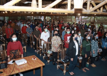 MPR Sosialisasikan 4 Pilar Kebangsaan ke Pemuda Gereja se-Batam, Soerya Respationo Jadi Narasumber