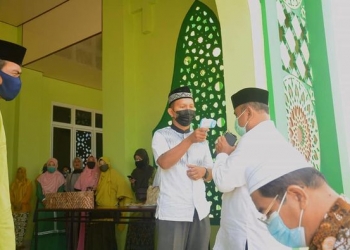 Sosialisasi Covid-19 di Kalangan Guru TPQ & DTA se-Kundur Bersama Bupati Karimun