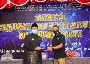 Pjs Bupati Karimun Buka Kegiatan Sosialisasi Penggunaan Spektrum Frekuensi Radio