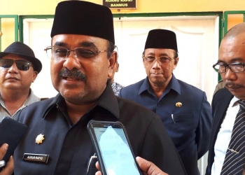 Bupati Karimun Hadir Pada Penyerahan BLT DD Tahap III Sungai Ungar