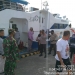 Babinsa Senayang Lakukan Operasi Penertiban Prokes Penumpang Ferry