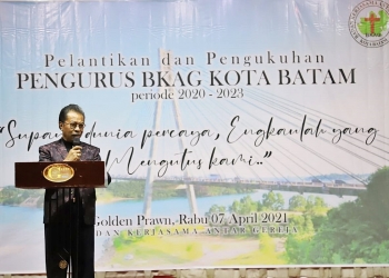 Ketua DPRD Kepri Menghadiri Pelantikan dan Pengukuhan Pengurus BKAG Batam