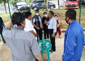 Ketua DPRD Kepri Tinjau Pelaksanaan Vaksinasi Covid-19 di Rumkitban