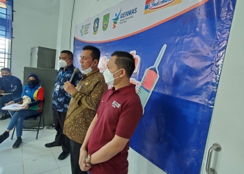 Gubernur Kepri Kembali Meninjau Vaksinasi Covid-19 Pekerja Indomaret se-Kota Batam