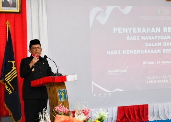 Peyerahan Remisi pada Warga Binaan se-Kepri di Lapas Kelas II A Tanjungpinang