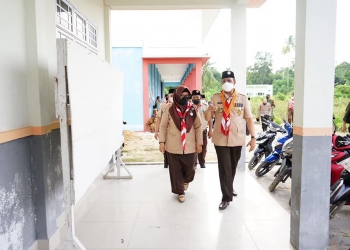 Ketua Kwarcab Kabupaten Karimun Tinjau Workshop SMK di Kundur Utara