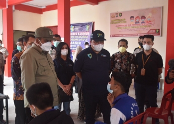 Kunker Dirjen P2P Kemenkes di Karimun Disambut Bupati Aunur