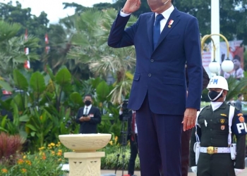 Hari Pahlawan 2021, Presiden Pimpin Upacara Ziarah Nasional di TMP Kalibata