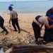 Momentum HUT ke-71, Polairud Polda Kepri Bersihkan Pesisir Pantai Sepanjang 5 KM