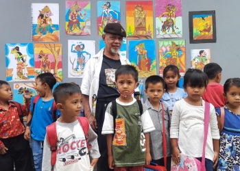Pameran Lukisan Wayang Anak-Anak, Memeriahkan Hari Anak Sedunia