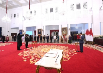 Presiden Jokowi Lantik KSAD di Istana Negara