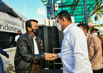 Gubernur Ansar Ajak Ketua MA Keliling Kapal Pesiar Berusia 106 Tahun Diubah Jadi Hotel