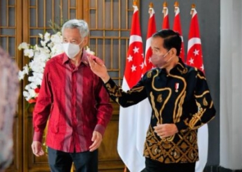 Presiden Jokowi Terima PM Lee di Bintan