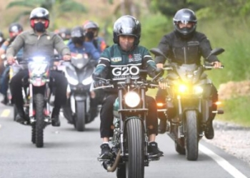 Kunker Naik Motor, Presiden: Udara Danau Toba Segar Sekali