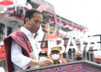 Presiden Resmikan Tujuh Pelabuhan Penyebrangan dan Empat KMP di Kawasan Danau Toba