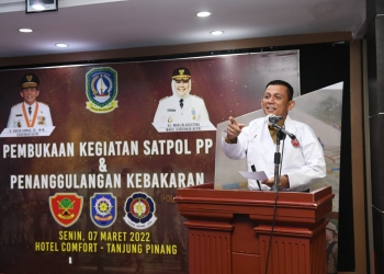 Buka Kegiatan Pelatihan, Gubernur Ansar Minta Satpol PP Kedepankan Sikap Humanis