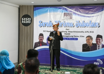 Serah Terima Jabatan Kepala RRI, Gubernur: RRI Ujung Tombak Sarana Informasi Publik