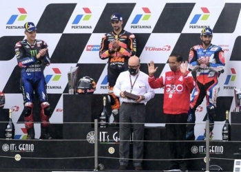Presiden Apresiasi Masyarakat Hingga Penyelenggara MotoGP Mandalika 2022