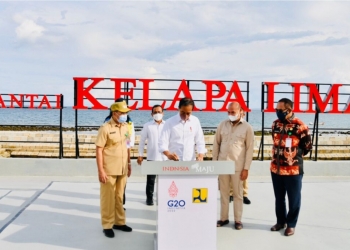 Resmikan Penataan Kawasan Kota Kupang, Presiden: Pengunjung Makin Nyaman Datang ke NTT