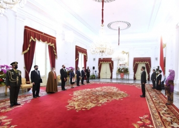 Presiden Terima Surat Kepercayaan Enam Duta Besar Negara Sahabat