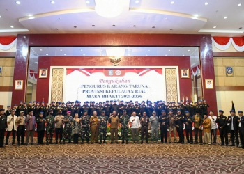 Penguatan Potensi Sumber Kesejahteraan Sosial, Gubernur Ansar Kukuhkan Pengurus dan Majelis Pertimbangan Karang Taruna