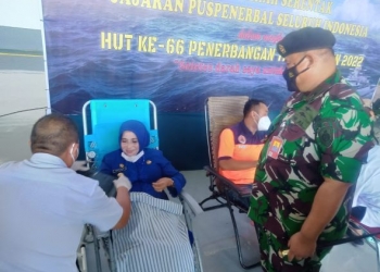HUT ke-66 Penerbangan TNI AL Diadakan Bakti Sosial Donor Darah, Rahma: Sangat Membantu Masyarakat