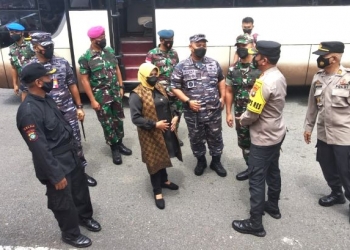 Tinjau Arus Mudik Walikota Tanjungpinang Bersama Forkopimpda Pastikan Pengamanan di Sejumlah Posko