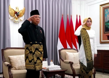 Kenakan Pakaian Adat Melayu, Wapres Ikuti Upacara Hari Lahir Pancasila Tahun 2022 Secara Virtual