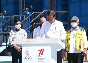 Presiden Joko Widodo Resmikan SPAM Wae Mese II