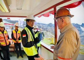 Tiba di Grasberg, Presiden Melihat Sejarah Pertambangan PT Freeport Indonesia
