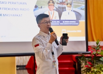 Kadiskominfo Hasan Ajak Peserta Sosialisasi Bijak dalam Menggunakan Frekuensi Radio