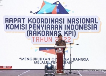 33 Provinsi Ikut Rakornas KPI, Menkominfo Dorong Pengawasan Konten Siaran Digital Lebih Masif
