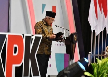Ciptakan Pemerintahan yang Bersih, Wapres Pesankan KPK Terus Berantas Perilaku Koruptif
