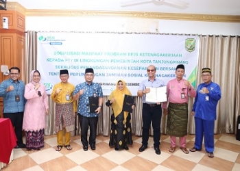 Pemko Tanjungpinang & BPJS Ketenagakerjaan Lanjutkan Kerja Sama untuk Pegawai Tidak Tetap