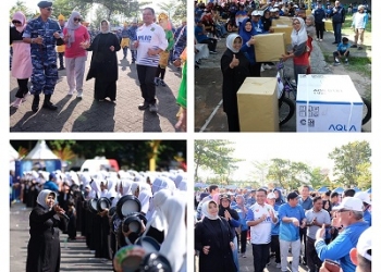 Keluarga Besar Pemko, Walikota Rahma Bersama Masyarakat Ramaikan Hiburan Rakyat HUT Tanjungpinang