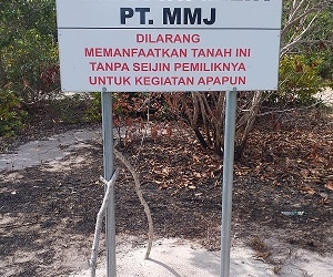1000 Hektar Jadi Tanah Terlantar oleh PT Hansa Megah Pratama di Pulau Poto Bintan