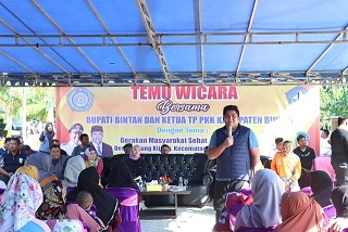 Mendengar Aduan Masyarakat Lewat OPD, Bupati Bintan Lakukan Pertemuan Langsung dengan Warga