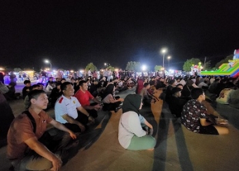 Agung Wiradharma Jadi Sponsor Nonton Bareng Indonesia Vs Argentina di Melayu Square