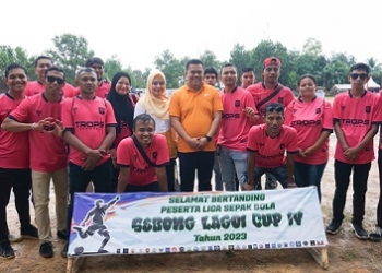 Sekda Ronny Kartika Buka Liga Sepak Bola Sebong Lagoi Cup IV Tahun 2023