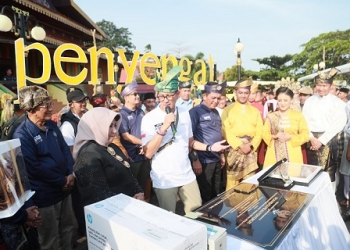 Ansar dan Rahma Sambut Menparekraf dalam Rangka Penilaian Anugerah Desa Wisata Indonesia