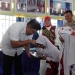 Momentum HUT Kemerdekaan, Bupati Bintan dan Dandim Kompak Bagikan Sarapan Merah Putih