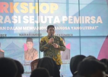Hadiri Workshop Literasi Sejuta Pemirsa, Robby Sebut Generasi yang Harus Siap Tanding