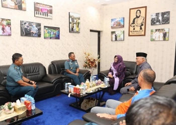 Perkuat Sinergi, Wako dan Wawako Tanjungpinang Sambut Kunjungan Silaturahmi Pangkoarmada I
